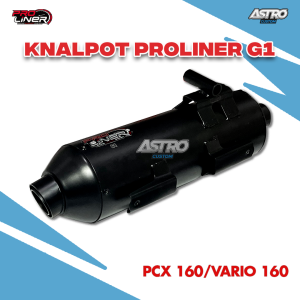 Knalpot Racing Proliner G1 Vario 160 PCX 160 NMAX 155 Aerox 155 Fazzio Standar Racing