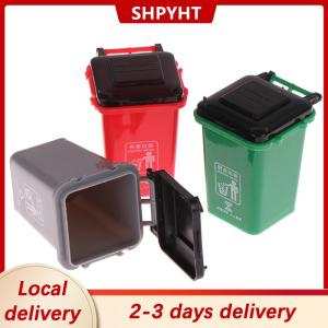[COD] SHPYHT Local delivery Ship within 24 hours 1:12 Dollhouse MiniTrash Can Model Mini Waste Bin Pen Organizer Home Storage Can