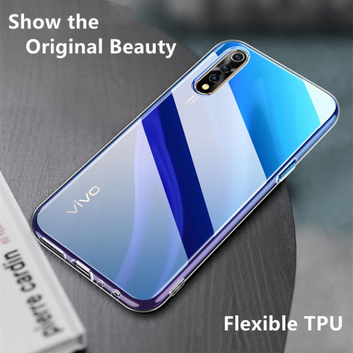Compatible with Vivo S1 1907 Phone Case Soft Clear Flexible Rubber