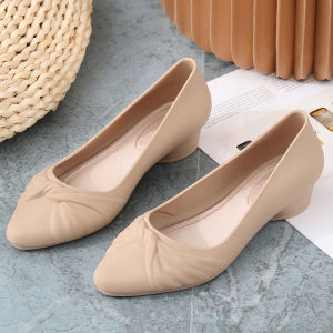 Fittoes Carmella Non-Slip Thick Heel Shoes for Women Casual Shoes for Girls