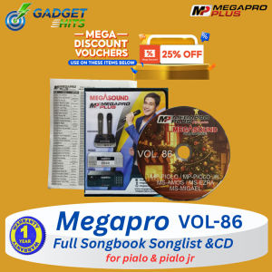 Original Megapro Plus Songbook/Songlist/Volume 86 CD for MP-100 Piolo MP-100JR MS-AMOS MS-EZRA