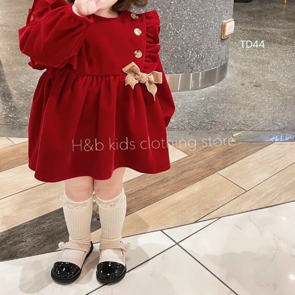 Váy Nhung Công Chúa Dành Cho Bé Gái Phiên Bản Limited Crown Kids CKGS5 –  Crown Space