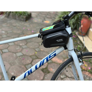 Túi treo xe đạp 3 ngăn thể thao chống nước dòng cao cấp dáng siêu đẹp ngăn chứa điện thoại rộng chính hãng ALVAS