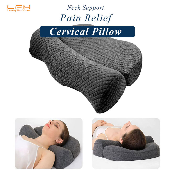 Cervical Memory Foam Pillow Ergonomic Contour Pillows for Neck and