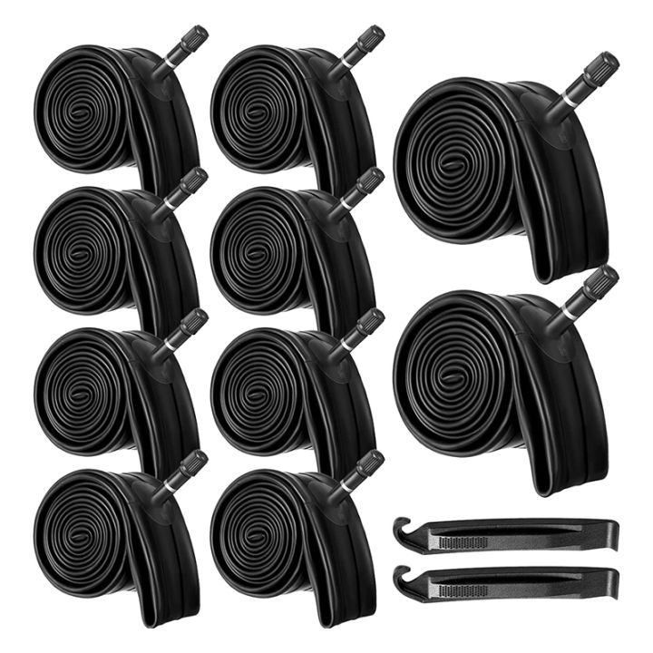 10 Pcs 20 Inch Bike Tube 1.75/2.125 Bike Inner Tube with 2 Tire Levers