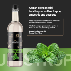 Arkadia Peppermint Premium Syrup 750ml