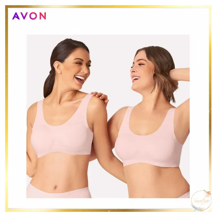 AVON FAYE NON WIRE SEAMLESS PULL-ON SANDO BRA