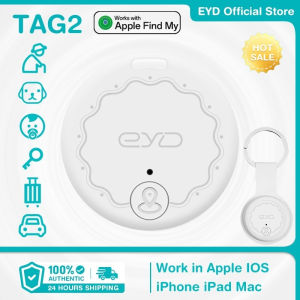 EYD TAG2 Pencari Tag Pintar Aman SmartTrack GPS SmartTag Apple Temukan Tag Saya MFi untuk Kunci Tas Hewan Peliharaan Mobil