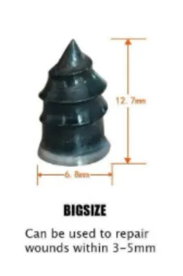10 PCS Sekrup Paku Tambal Ban Tubles skrup baut karet repair ban tubeless mobil motor