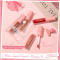PINKFLASH 4PCS Lipstick Set Soft Matte Liquid Lipstick Waterproof VE Moisturising Long Lasting Lip Tint Lightweight. 