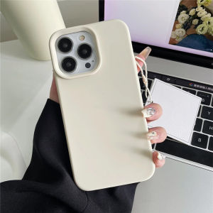 1-3วันได้ เคส กำมะหยี่ Silicone สำหรับ ไอโฟน 15/14/13/12/11 15Promax 14Promax 13Promax 12Promax 11Promax 15Pro 14Pro 13Pro 12Pro 11Pro X XS XR XS MAX 7Plus 8Plus 7 8 SE2 SE3 เคสซิลิโคน กันเปื้อน Cover Case White พร้อมส่ง สีพาลเทส 024