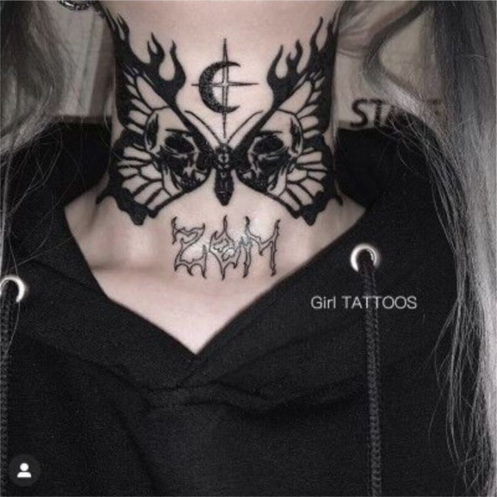 Cool Angel Wings Temporary Tattoo Stickers Neck Body - Temu