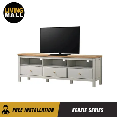 Living Mall Kenzie Series Wood TV Console Cabinet In 8 Designs