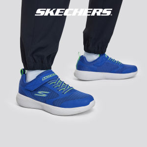 Skechers สเก็ตเชอร์ส รองเท้าวิ่งเด็กผู้ชาย ออกกำลังกาย สปอร์ต Boys GOrun 400 V2 Goltrun Running Shoes - 405095L-BLLM