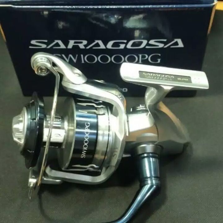 reel shimano saragosa 10000 SRG8000SWAHG SW A Spinning rated waterproof body SARAGOSA SW A : Sports