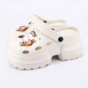 LAYTENY Sandal Kodok Wanita Wedges Sandal Baim Jelly Wanita Tinggi Sandal Fuji Wanita Korea Anti-selip