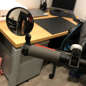 Scooter Rearview Mirror M360 Ninebot Scooter Qicycle EF1 Bike Back Mirror Cycle Strap Reflex Rear View