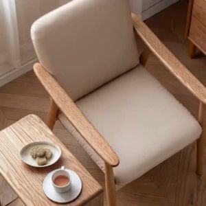 CraftedLiving SG-Tea room sofa chair leisure study single sofa chair balcony home leisure chair with sled backrest