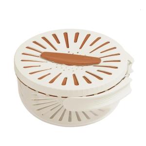 Foldable Handle Dish Drain Basket Foldable Drainer Space Saving Kitchen Tool For Fruits Storage