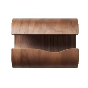 CHUN053634 Các cạnh được bo tròn Hộp đựng khăn giấy bằng gỗ Cấu trúc cong Phong cách sang trọng Máy phát khăn giấy Thời trang Mở Rộng Hộp đựng khăn giấy Trang trí phòng khách