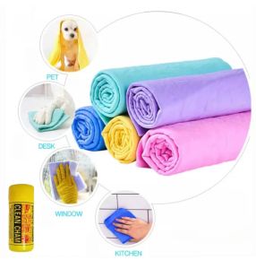 Goodluck Multi-function car wash absorbent towel clean cham pet cleaning expert Magic Chamois Leather