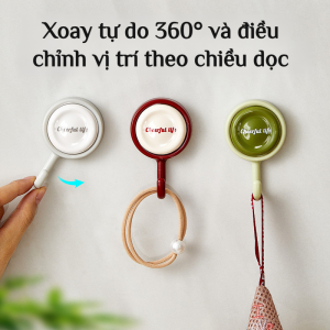 móc treo áo quay tự do móc quần áo sự ổn định sử dụng không gian cao bảo vệ kho phòng tắm