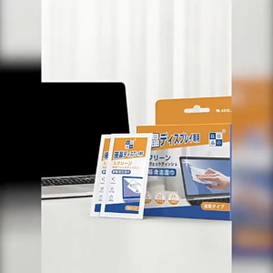 Tisu Basah Pembersih Skrin Tanpa Alkohol Untuk Cermin Mata Kamera Komputer Laptop Telefon TV LCD Mudah Alih Alcohol Free Screen Cleaning Wipes For Glasses Camera Laptop Phone TV LCD Monitor Portable Individually Packed 日本正品镜片擦拭相机电脑电视机液晶屏幕专用清洁湿巾纸独立包装 H172B