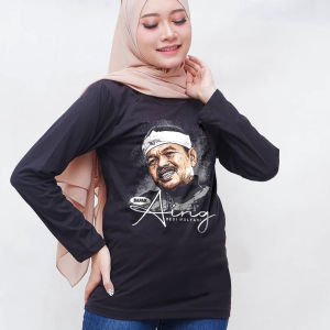 KDM DEDI MULYADI Kaos Dewasa Kerah Crew Lengan Reguler Cetak Grafis Elegan 100% Katun Casual S-4XL