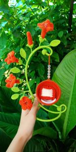 Xích đu hoa đăng tiêu màu cam | Froid handmade