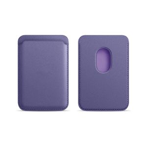 With LOGO Wallet Card Solt Bag for iPh 14 13 12 Pro Max Mini Plus Magnetic Fashion Card Holder for iPh12 Mini Fundas Coque