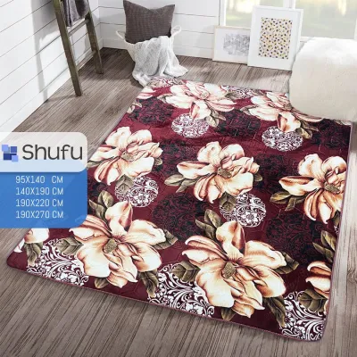Karpet Malaysia | Ukuran 140cm x 190cm | Motif Bunga dan Minimalis | Karpet lantai | Ambal malaysia