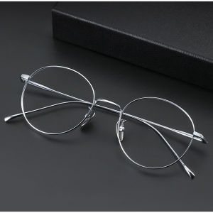 Japanese Pure Titanium Glasses Frame Ultra Light Classic Men Women Eyeglasses Vintage Round Brand For Men And Women New H260729