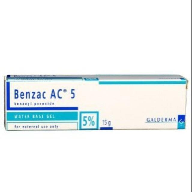 Benzac AC 5 Water Base Gel 15g Lazada