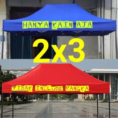 READY atap tenda lipat 2x3 terpal tenda cafe lipat
