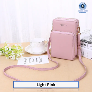 Tas Selempang Wanita Dompet Hp Selempang Multifungsi Longli Foreever young