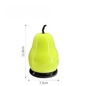 New Apple Pear Toothpick Holder Cotton Swab and Floss Holder Dustproof Decor Storage Container