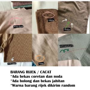 Crop top serut samping kiri & kanan lengan panjang Atasan knit rib tali serut model korea