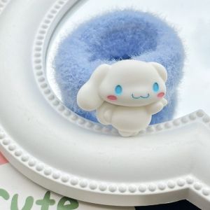 Ikat Rambut Sanrio Kunciran Rambut Anak Bulu Boneka Kuromi Pompompurin Cinnamoroll My Melody
