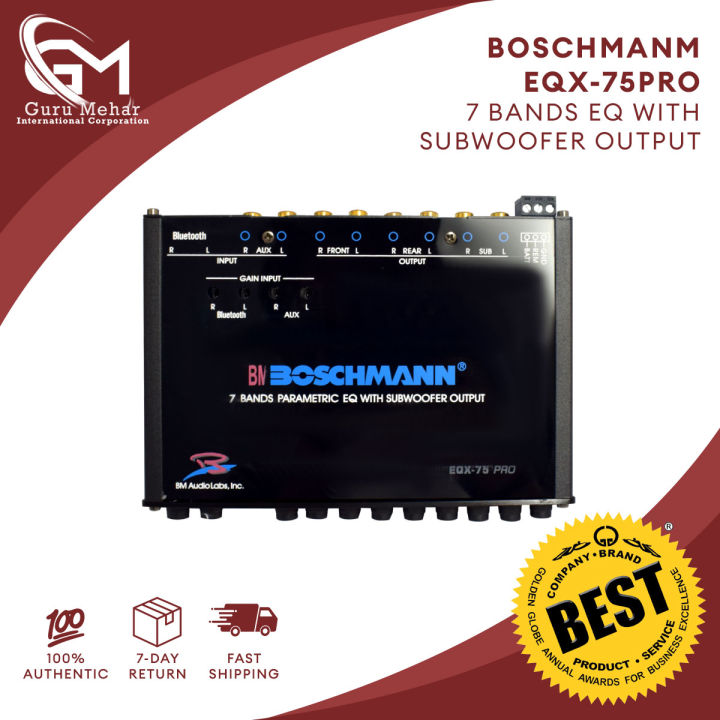 BOSCHMANN (EQX-75PRO with Bluetooth) - 7 Band Professional Parametric ...