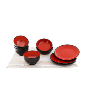 Mangkuk dan Piring Plastik Hawaii Bowl Set Of 12