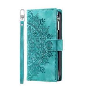 0930[Local Stock] Christmas Halloween Luxury Zipper Wallet Case for iPhone 17 18 16 Pro Max 16E 15 13 12 11 Pro Plus XR XS Max 7 8 SE Embossed Leather Card Phone Bag h261009