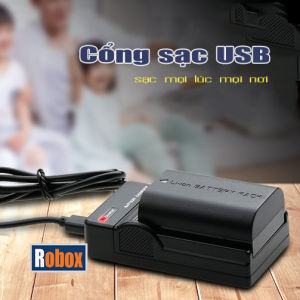 Bộ sạc dành cho pin Canon LP-E6 có đèn báo sạc nhanh 3h hàng cao cấp