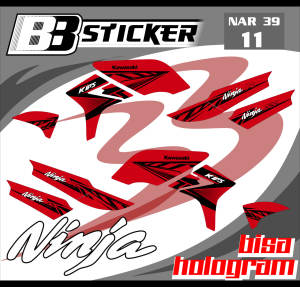 STRIPING PREMIUM Kawasaki Ninja R Ninja SS BISA HOLOGRAM List Sticker Variasi Nar 39