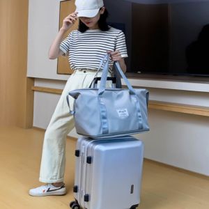 กระเป๋าผ้า กระเป๋าใส่เสื้อผ้า กระเป๋าสะพายข้าง กระเป๋าถือ กระเป๋าเดินทาง ใบใหญ่ กันน้ำได้ (OD401)