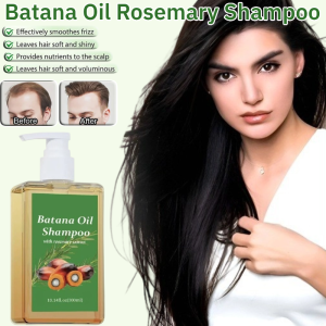 Batana Oil Rosemary Hair Growth Shampoo Deep Cleansing Hair Follicle Shampoo Strengthens Hair Roots