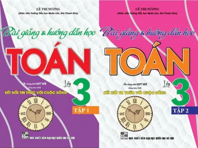Sách - Combo Bài Giảng & Hướng Dẫn Học Toán Lớp 3 - (Tập 1 + 2) - HA