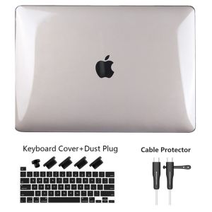 4in1 Silicone Cable Protector + Hard matte Case Bundle For 2021 2023 Macbook Air M1 A2681 Pro A2779 A2780 Case 13 14  inch 2020 Cover A2442 A2337 A2338 Retina A2289 A2251 Free Keyboard cover Dust Plug accessories