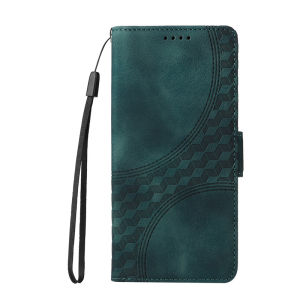 Case for Apple iPhone 16e 16 15 14 13 12 Pro Max Flower Fashion Embossed Leather Wallet Card Slots Flip Folio Shatterproof Phone Case with Strap