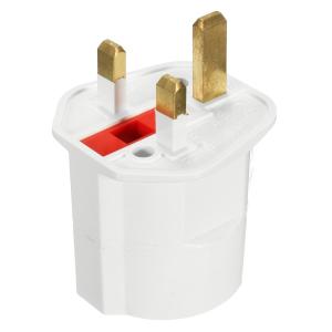 STEKER ADAPTER KONVERTER KAKI 2 KE 3 EU TO UK TIPE G INGGRIS MALAYSIA SINGAPURA ARAB SAUDI HONGKONG