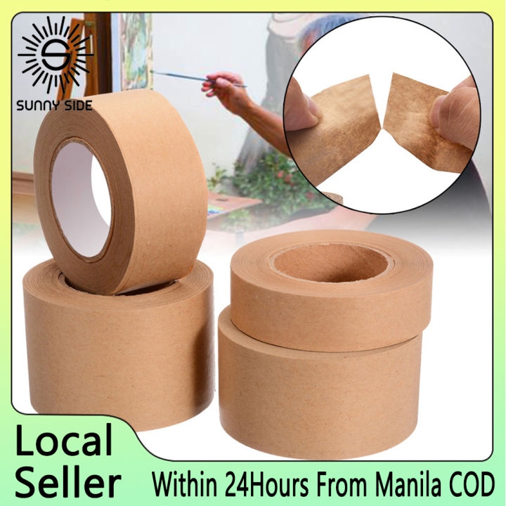 1 Roll/30 Meters Kraft Brown Paper Tape Brown paper Tape Gummed Tape